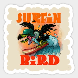 surfin bird Sticker